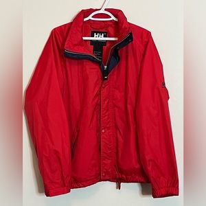 Helly Hansen Rain Jacket HellyTech Packable Hooded Red Women’s size Small